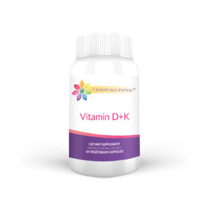 The 7 Essentials Vitamin D & K provide an efficient way to keep your Vitamin D levels balanced. 