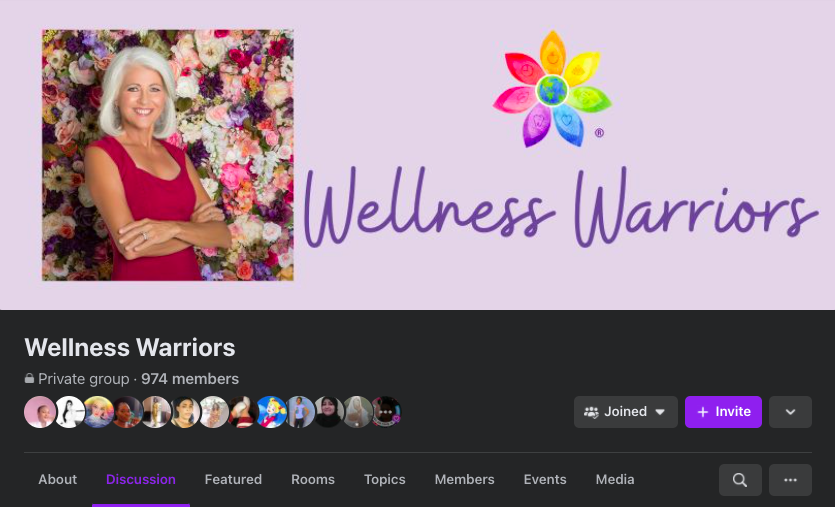 Wellness warriors facebook group